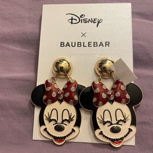 Disney x Baublebar Earrings Minnie Face